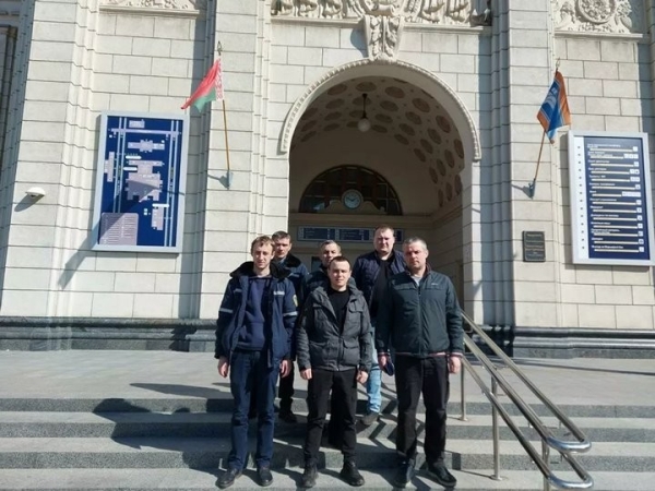 Почти месяц не могли уехать: белорусские железнодорожники вернулись с Украины Почти месяц не могли уехать: белорусские железнодорожники вернулись с Украины