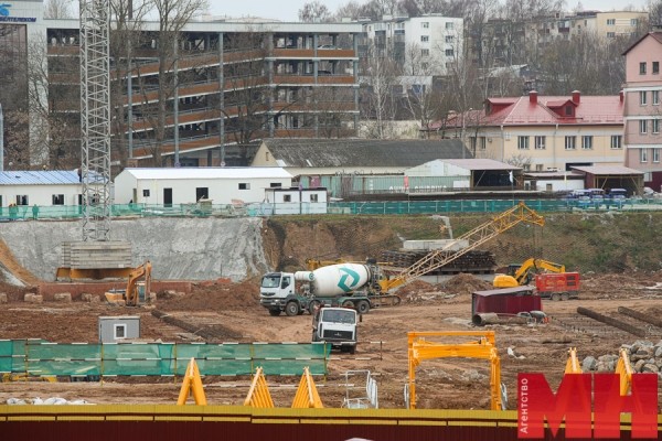 Комплекс для спортсменов и горожан. Как идет строительство бассейна международного стандарта в Минске Комплекс для спортсменов и горожан. Как идет строительство бассейна международного стандарта в Минске