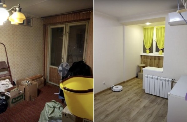 Мужчина сам преобразил «убитую» советскую квартиру в современное жилье. Что из этого вышло? Мужчина сам преобразил «убитую» советскую квартиру в современное жилье. Что из этого вышло?