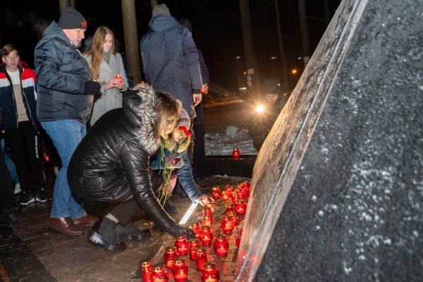 В урочище Благовщина прошел митинг-реквием в память о жертвах геноцида времен войны