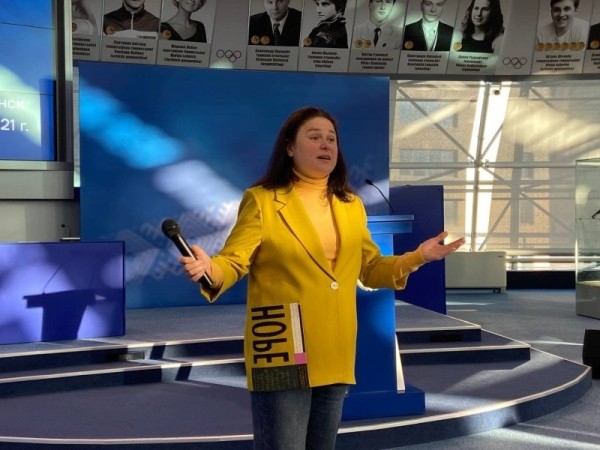 «Вы растопили лед». Чествование серебряных призеров зимнего ЕЮОФ-2021 прошло в НОК Беларуси