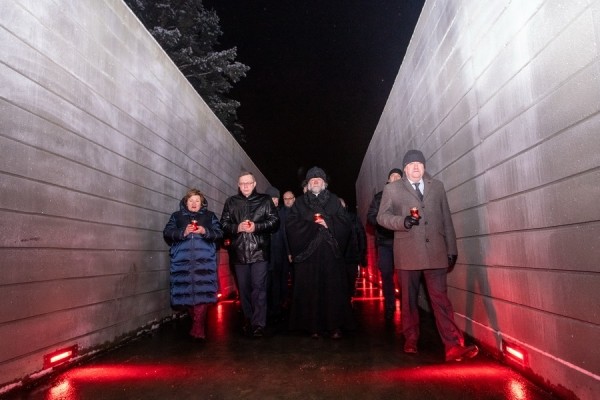 В урочище Благовщина прошел митинг-реквием в память о жертвах геноцида времен войны