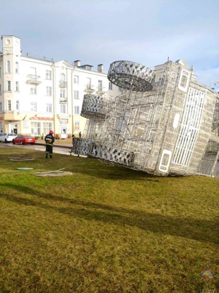 Какие районы Минска больше всего пострадали от непогоды 14 января. Данные МЧС