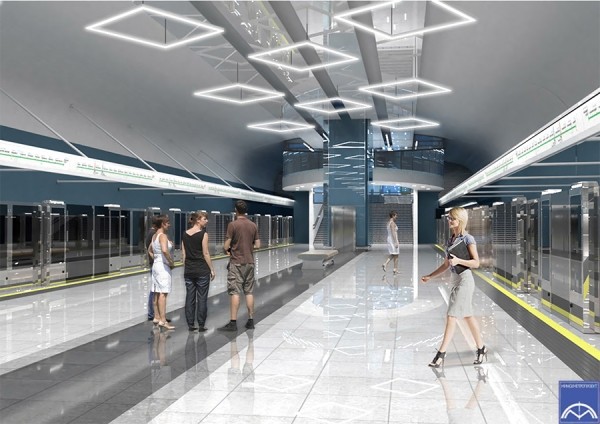 На «Аэродромной» приступили к отделке керамогранитом На «Аэродромной» приступили к отделке керамогранитом