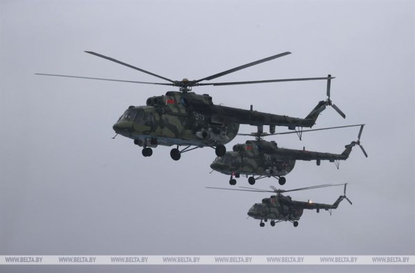 Президенту Беларуси на «Союзной решимости» продемонстрировали воздушные бои и ракетные удары