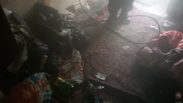 Из горевшей квартиры в Чижовке спасли женщину