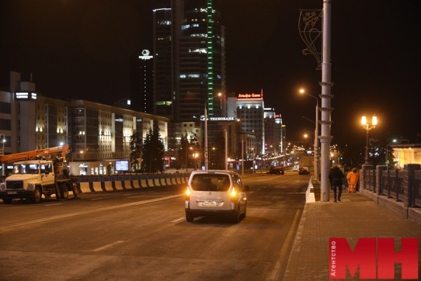 Точно в срок: движение по путепроводу на пр. Победителей открыто Точно в срок: движение по путепроводу на пр. Победителей открыто