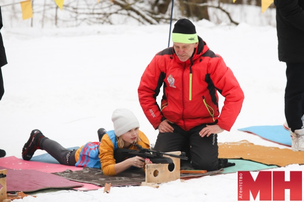 Лесопарк «Медвежино» принимает районный этап турнира по биатлону «Снежный снайпер»