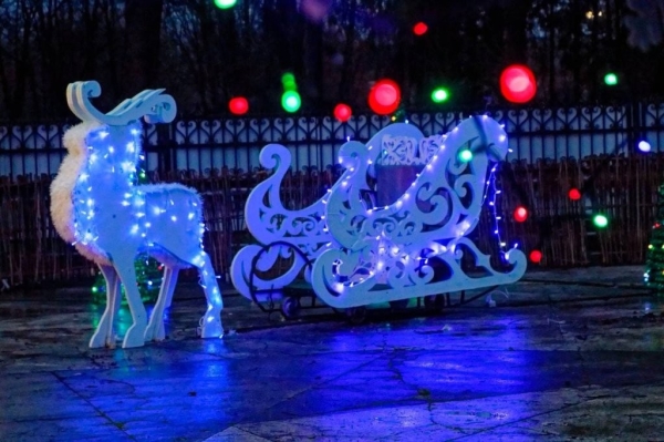 В парке открылась усадьба Берестейского Деда Мороза В парке открылась усадьба Берестейского Деда Мороза