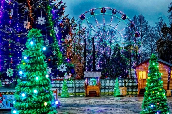 В парке открылась усадьба Берестейского Деда Мороза В парке открылась усадьба Берестейского Деда Мороза