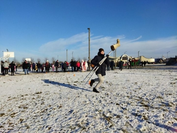 В Каменце прошел открытый чемпионат валенка